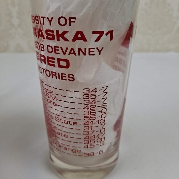 University of Nebraska 1971 Championship Glasses, Set of 2, Vintage - Picture 10 of 11